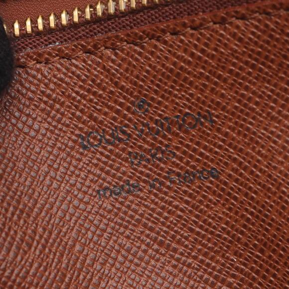 LOUIS VUITTON Brown Monogram Leather Shoulder Bag